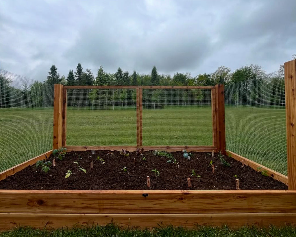 Enclosed Cedar Raised Beds